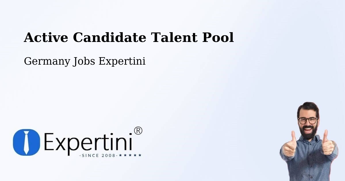 Active Candidate Talent Pool – Waldheim - Germany Jobs Expertini