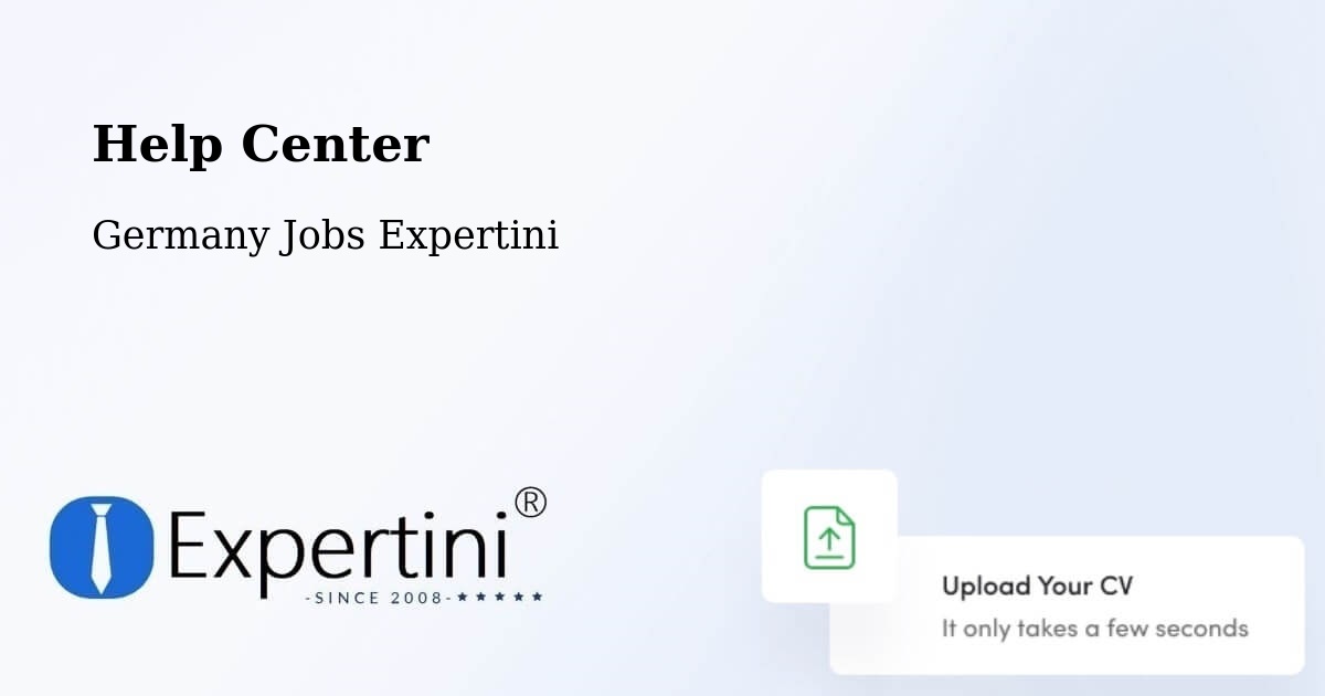 Help Center – Waldheim - Germany Jobs Expertini
